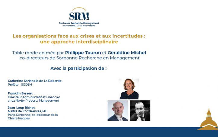 TABLE RONDE | Les organisations face aux crises et aux incertitudes 